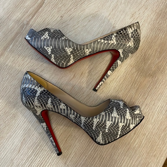 Louboutin Hyper Prive 120MM in Watersnake - 36.5 - Picture 6 of 9